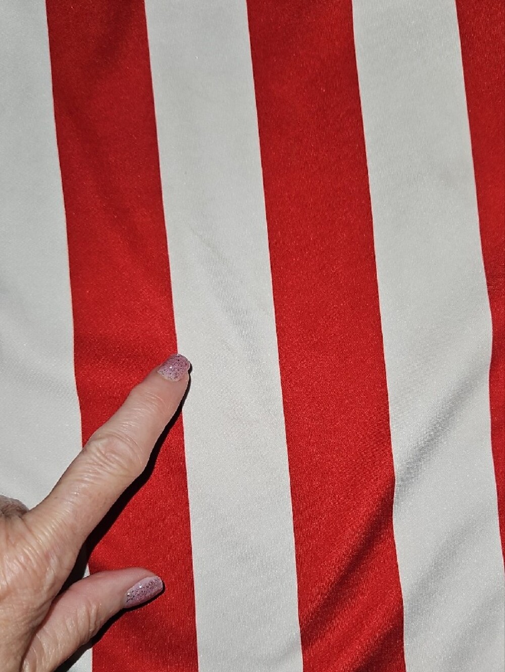 Adidas Chivas Red and White Striped Soccer Jersey Size XL - Picture 12 of 15